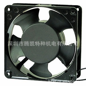 厂家批发供应AC12038轴流风机双滚珠轴承风机工业风机图 - 深圳市腾凯特种机电 - 